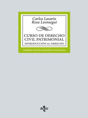 cover image of Curso de Derecho Civil patrimonial